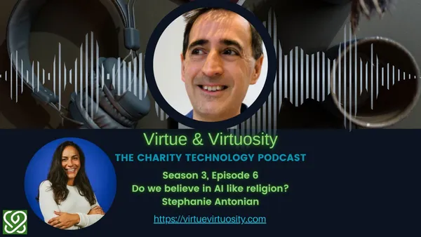 Image related to stephanie antonian - do we believe in ai like a religion